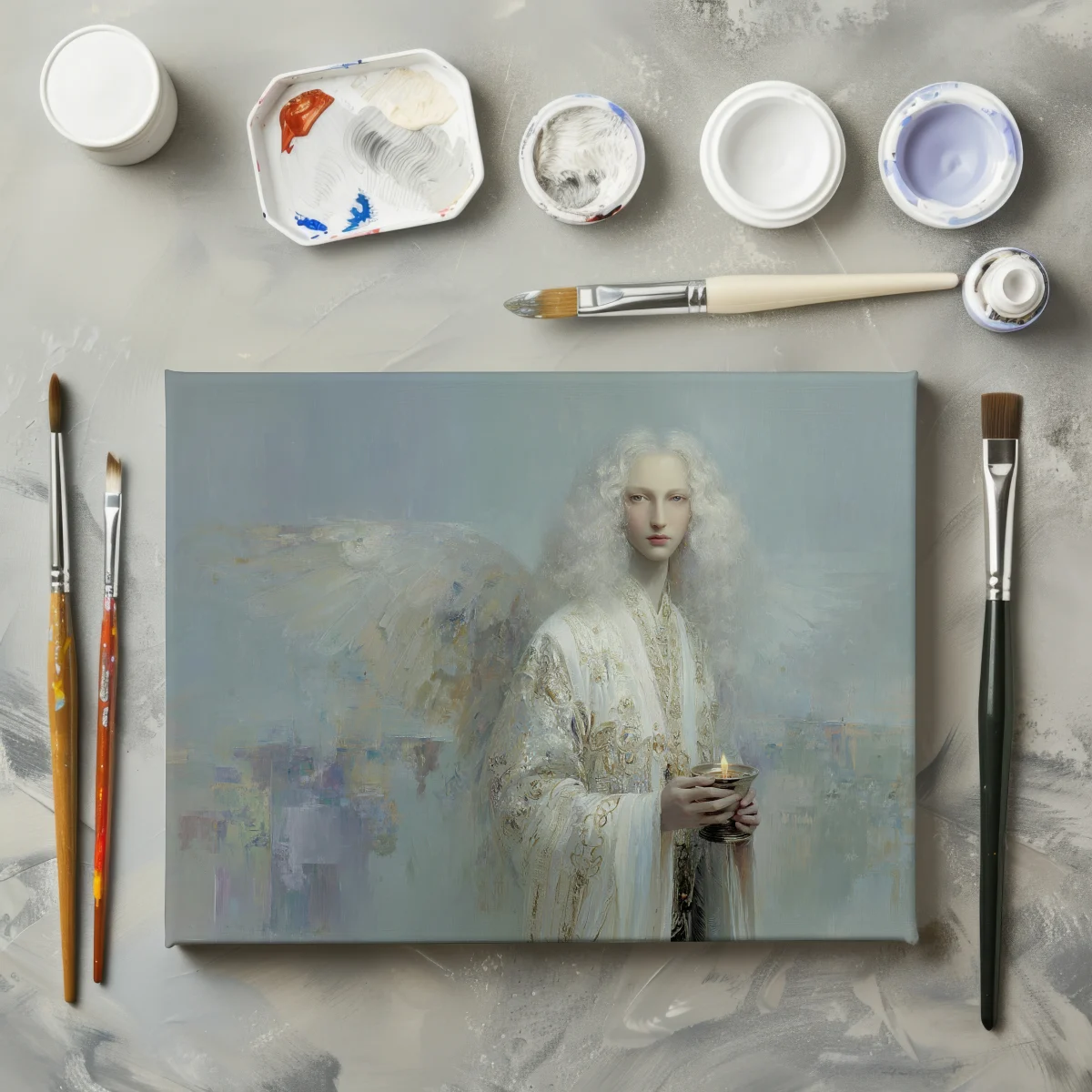 Angel with Candle