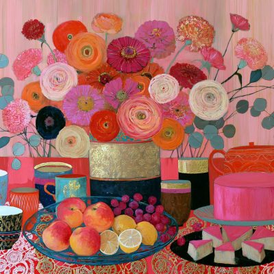 Still Life in Red Tones