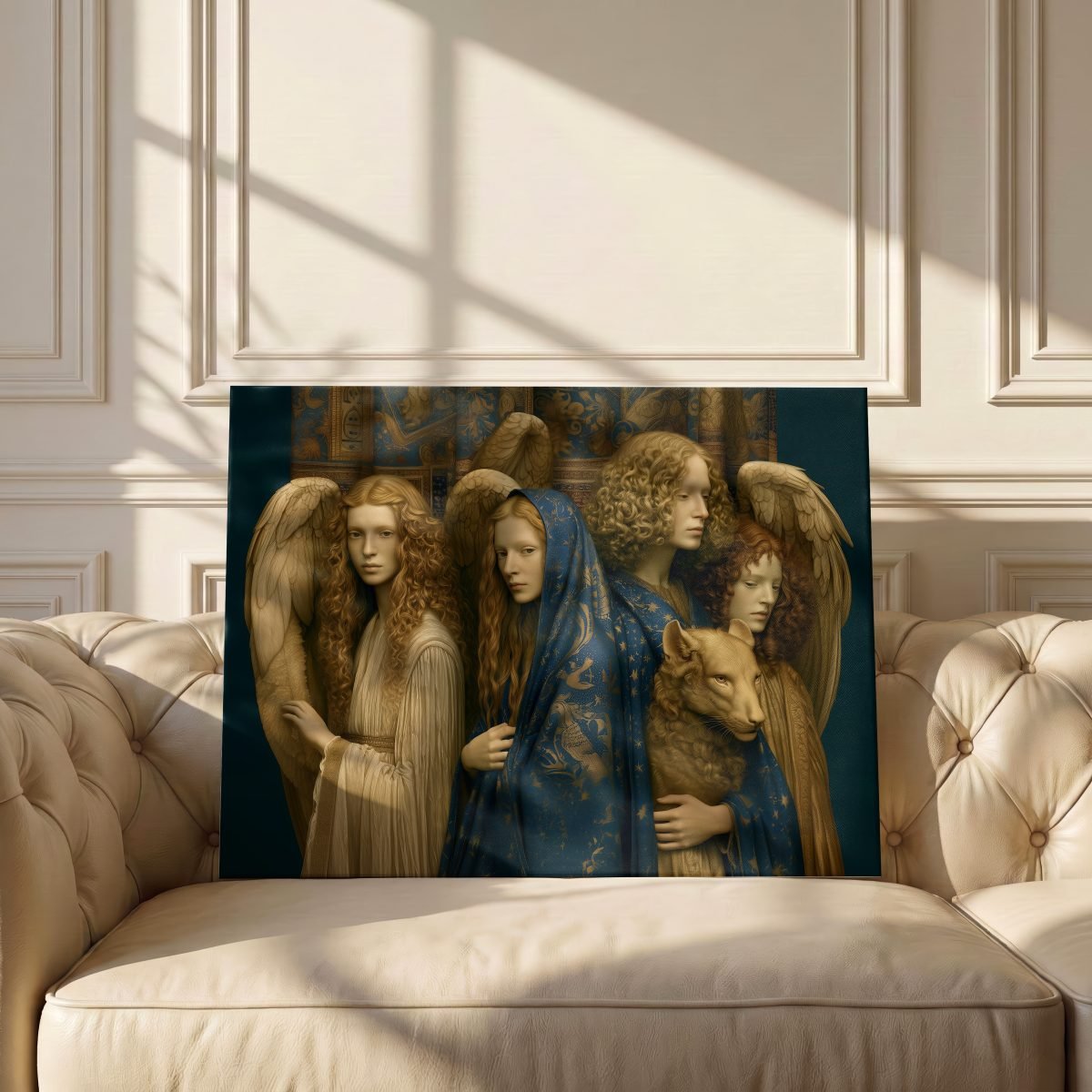 Angels with Lion