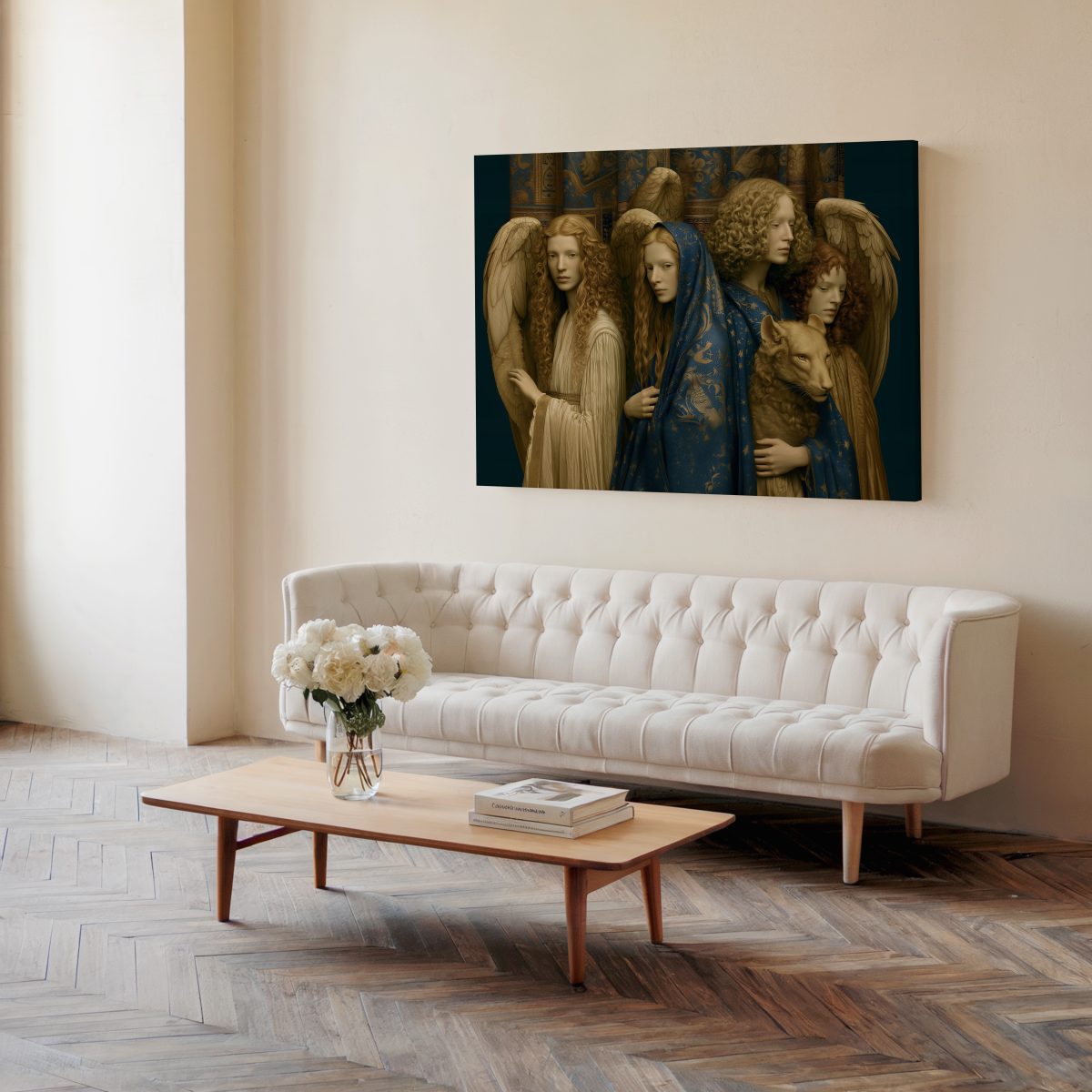Angels with Lion