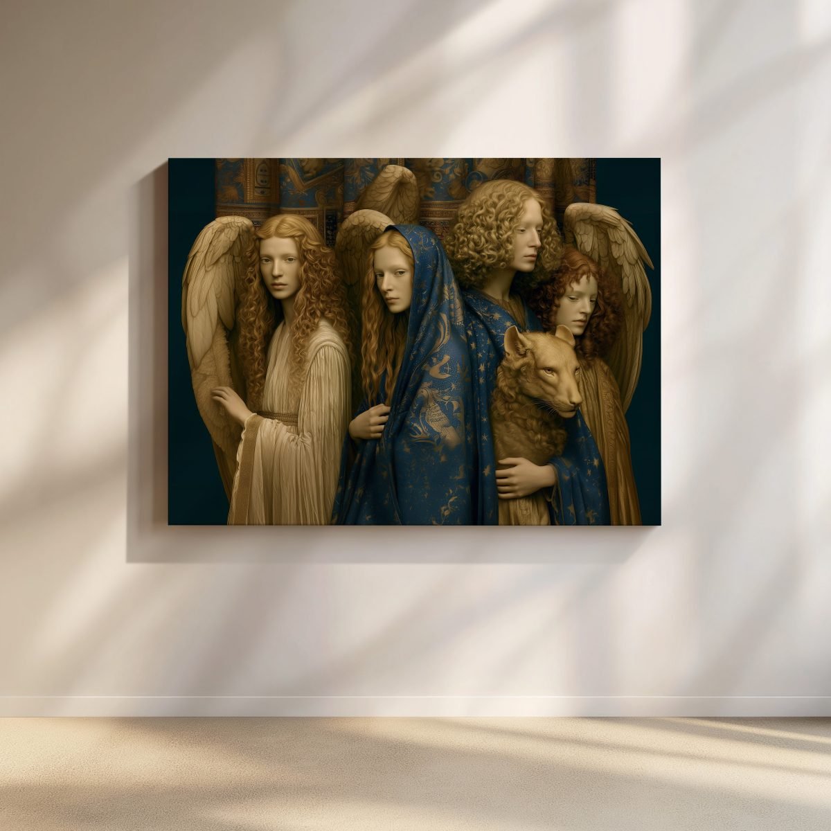 Angels with Lion