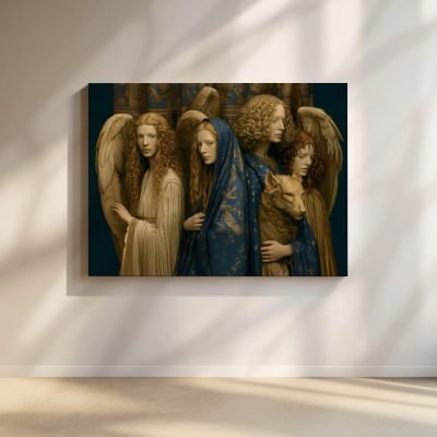 Angels with Lion