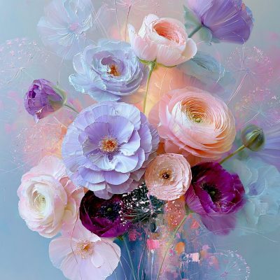 Magenta Ranunculus Bouquet