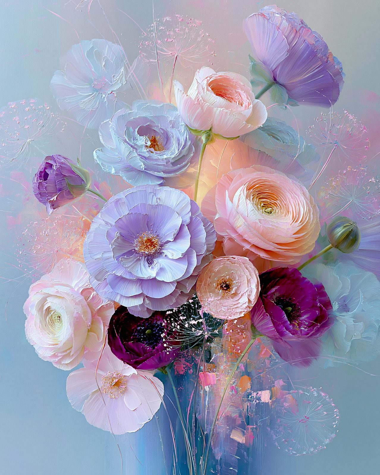 Magenta Ranunculus Bouquet