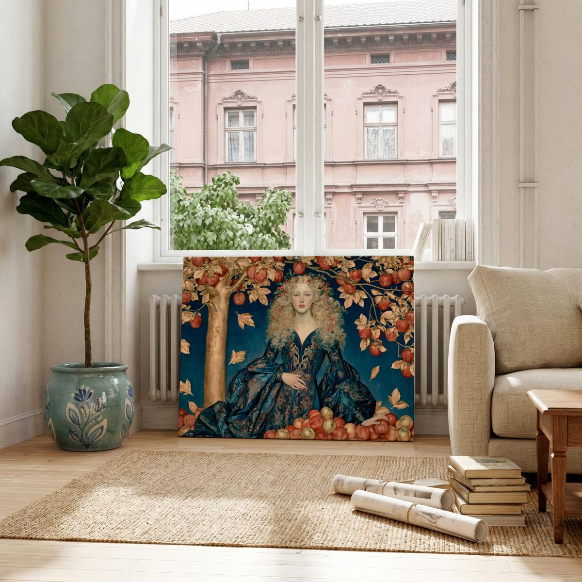 Woman with Apples