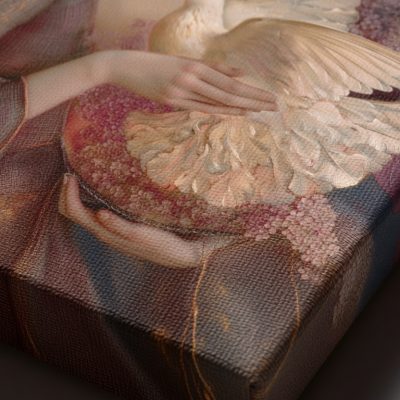 Girl with a Dove