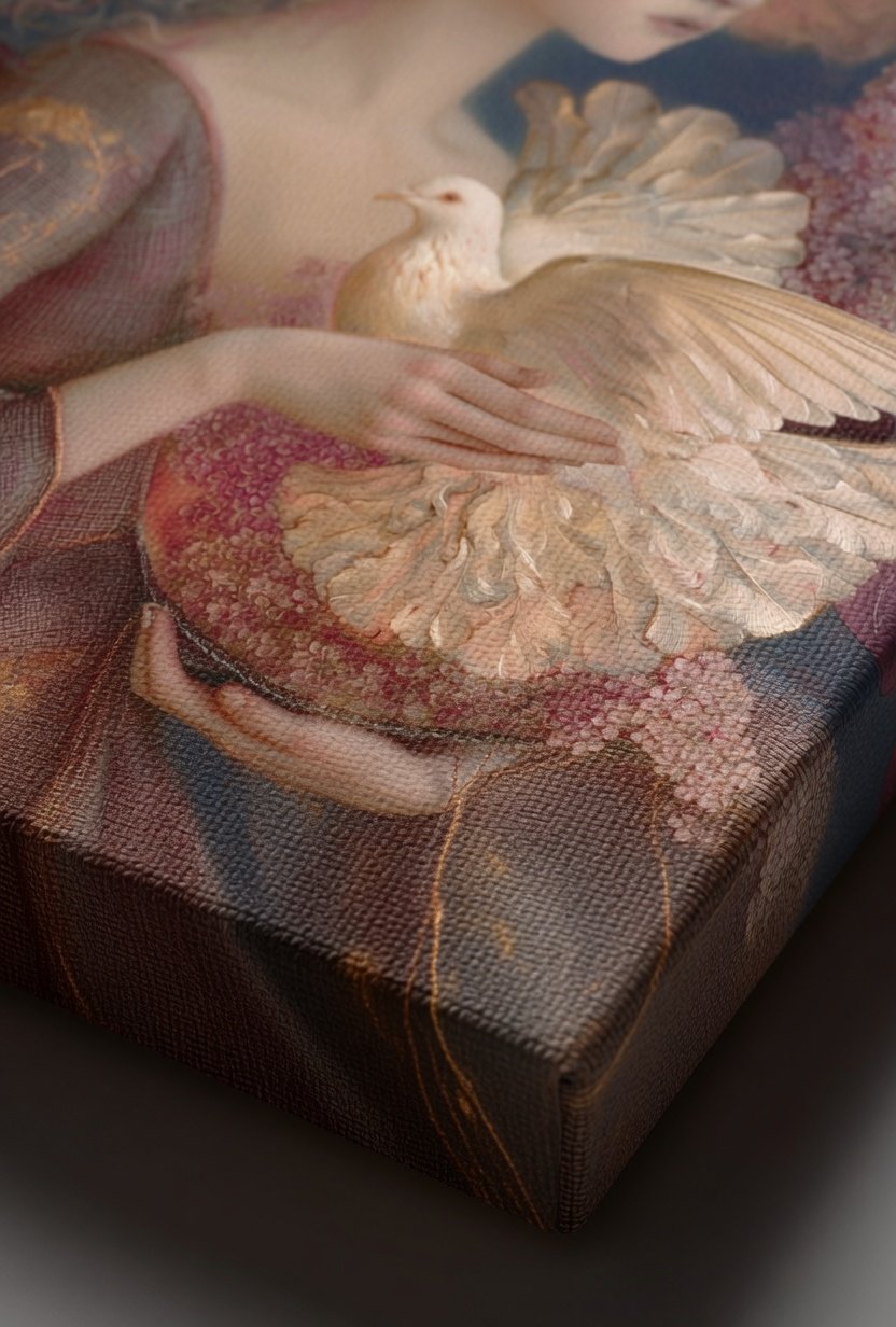 Girl with a Dove