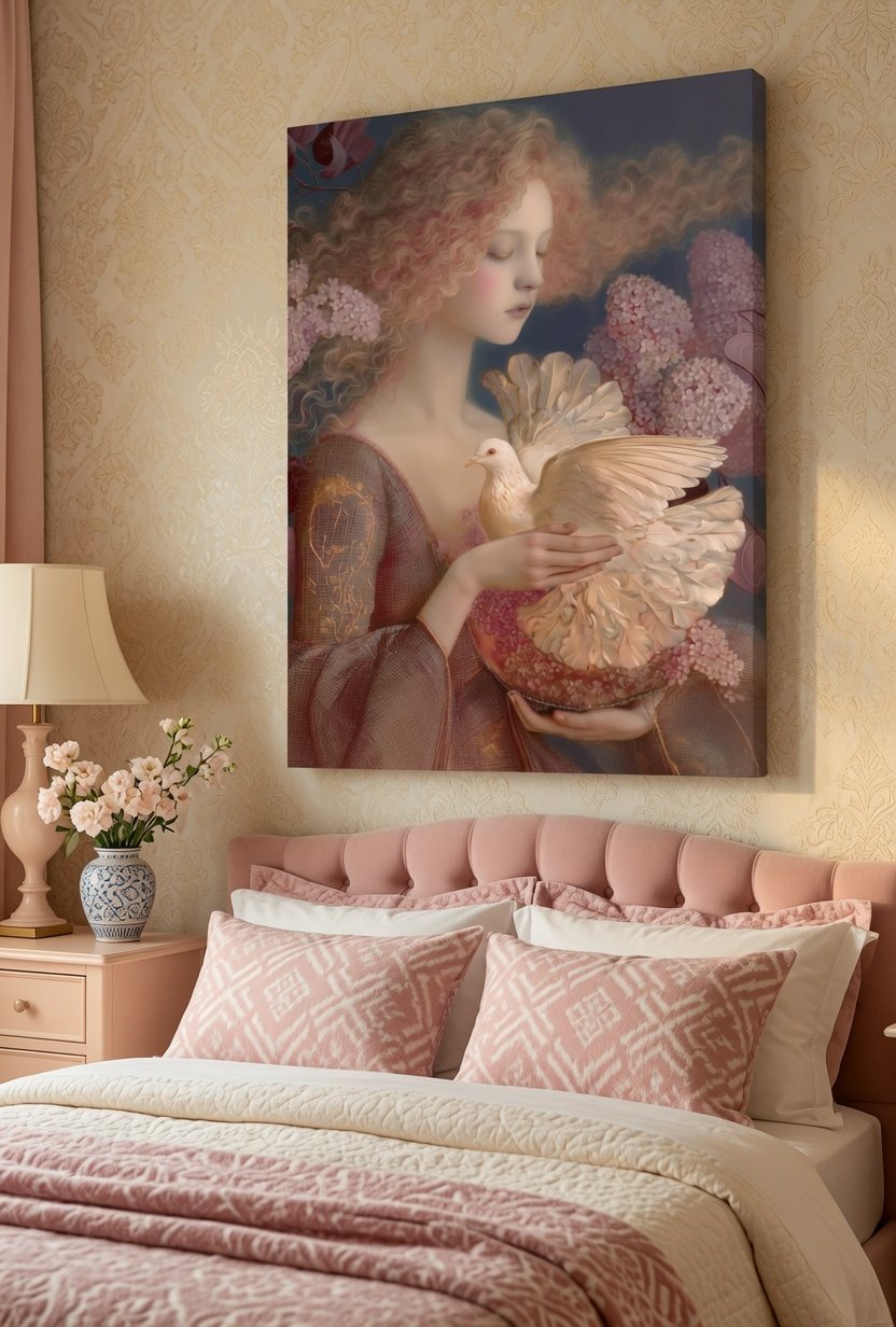 Girl with a Dove