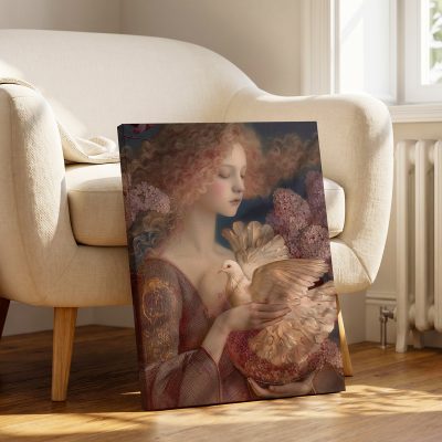 Girl with a Dove