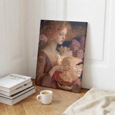 Girl with a Dove