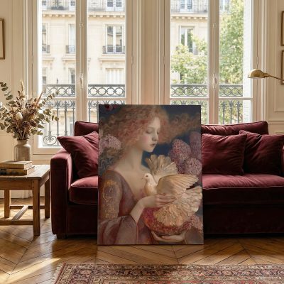 Girl with a Dove