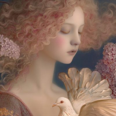 Girl with a Dove