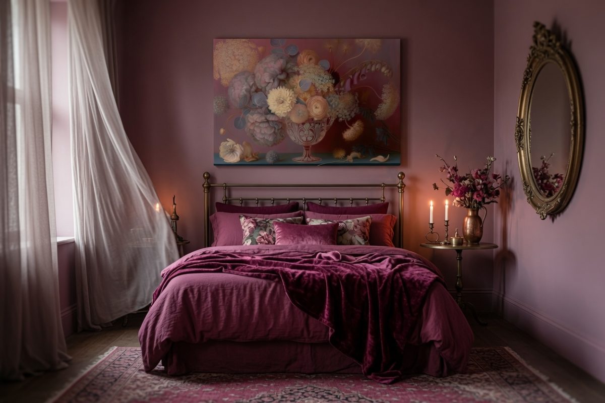 c&a_floral-01_hr_3x2_mauve_canopy_bedroom_mu Quiet Abundance