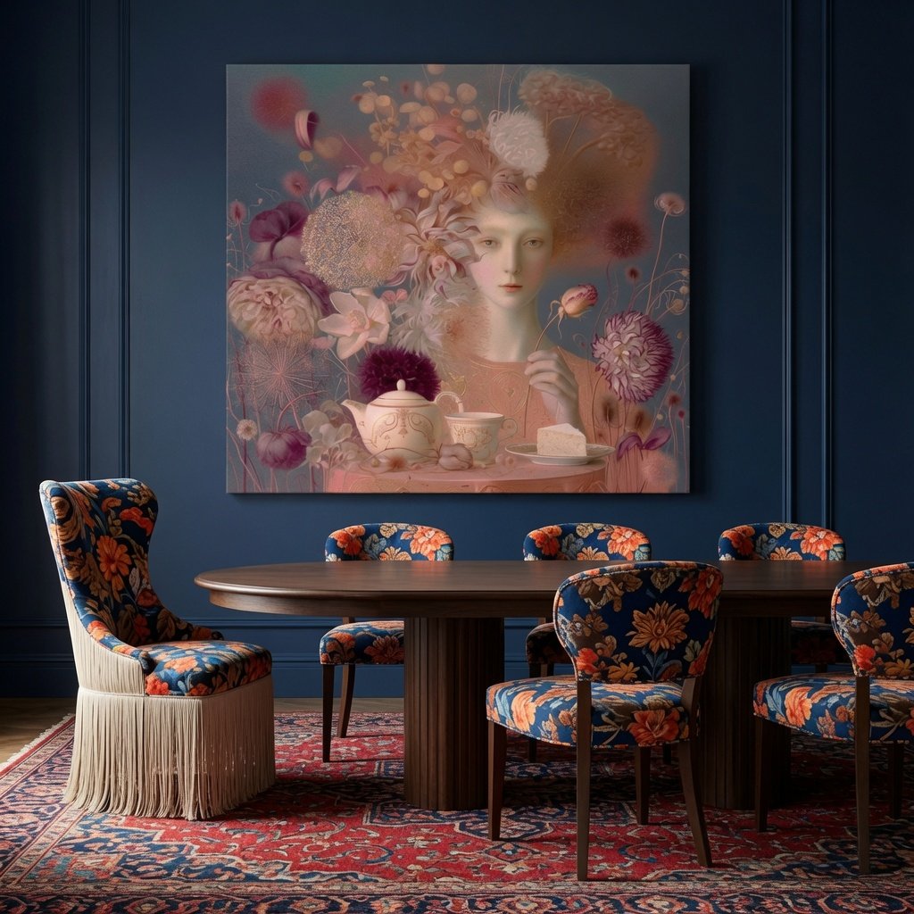 high-tea-in-bloom_navy walls_mu High Tea in Bloom