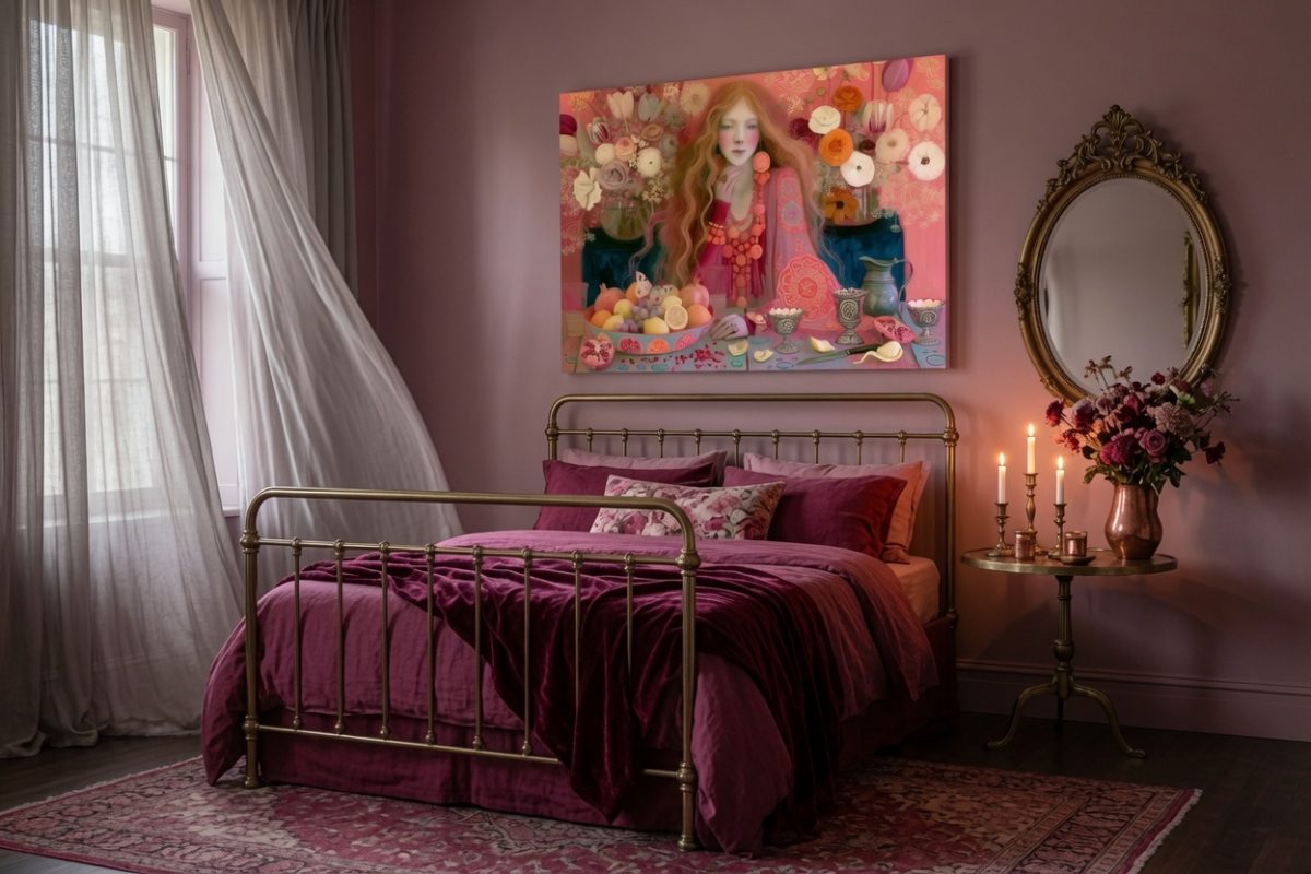 magenta morning_mauve bedroom_mu Magenta Morning