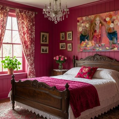 magenta morning_raspb bedroom_mu Magenta Morning
